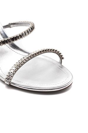 Sandalo Cleo in pelle argento 80 RENE CAOVILLA | C12674080NA01V118SILVER